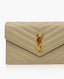 Saint Laurent Cassandre Matelasse Envelope WOC In Grain Embossed Leather