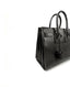 Saint Laurent Sac De Jour Embossed Crocodile Small Tote Bag Black