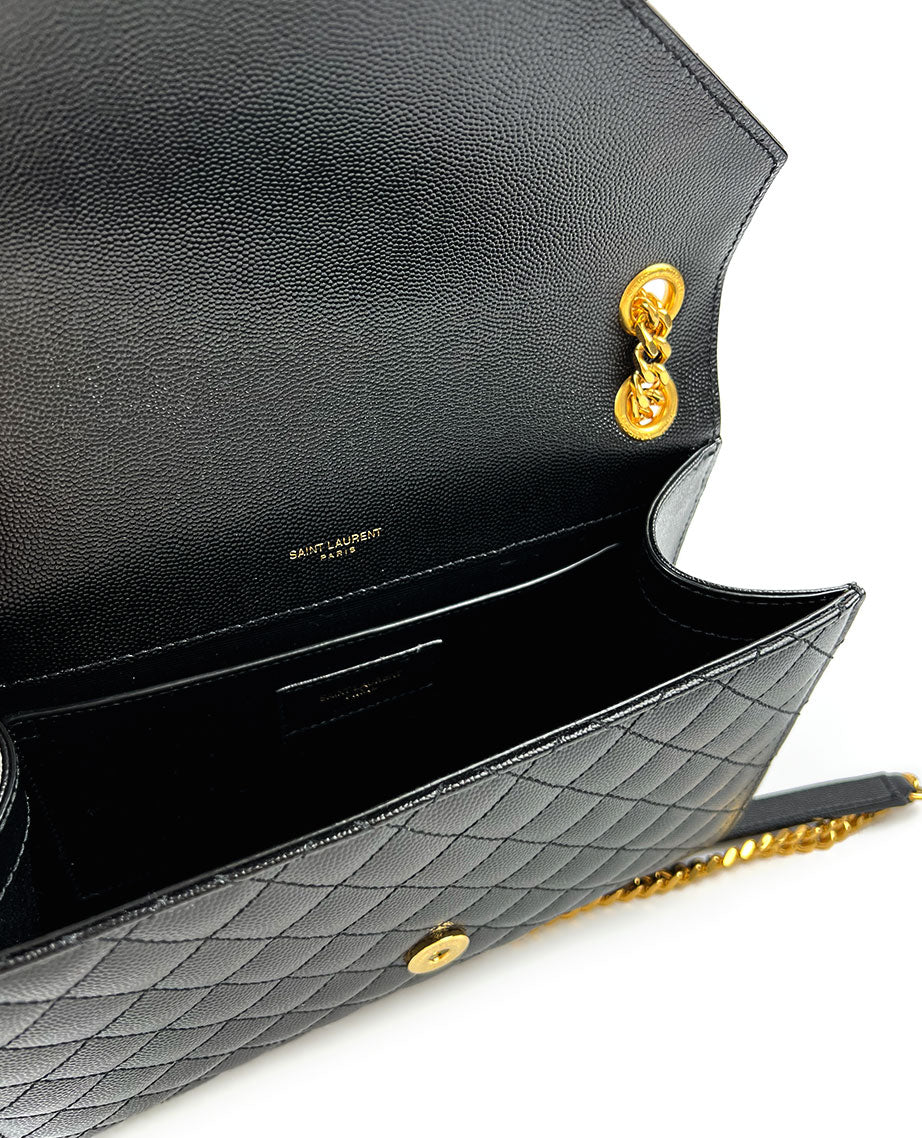 Laurent Bag Ysl Envelope Medium Black Saint Laurent Envelope