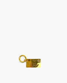 Saint Laurent Gold Y-Mail Key Charm