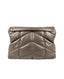 Saint Laurent Puffer Medium Bag in Quilted Gray Lambskin