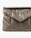 Saint Laurent Puffer Medium Bag in Quilted Gray Lambskin