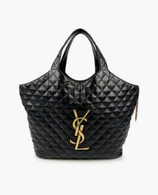 Saint Laurent Icare Maxi Quilted Tote Bag