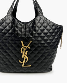 Saint Laurent Icare Maxi Quilted Tote Bag