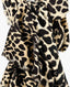 Yves Saint Laurent Fringed Leopard Silk Scarf