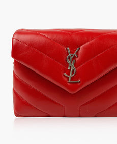 Saint Laurent Loulou Toy Red SHW