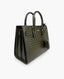 Saint Laurent Sac de Jour Nano Embossed Crocodile Shiny Leather Dark Green