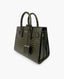 Saint Laurent Sac de Jour Nano Embossed Crocodile Shiny Leather Dark Green