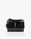 Saint Laurent Sunset Medium Black Croco GHW