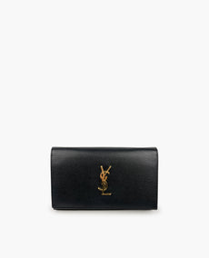 Saint Laurent Kate Medium Chain Bag Black