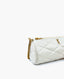 Saint Laurent Sade Mini Tube Quilted Vintage White Lambskin Bag