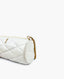 Saint Laurent Sade Mini Tube Quilted Vintage White Lambskin Bag