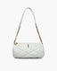 Saint Laurent Sade Mini Tube Quilted Vintage White Lambskin Bag