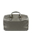 YSL Gray Leather Classic Duffle Bowling Bag
