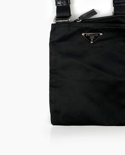 Prada Nylon Crossbody Pouch Black