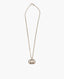 Gucci Sterling Silver Britt GG Pendant Necklace